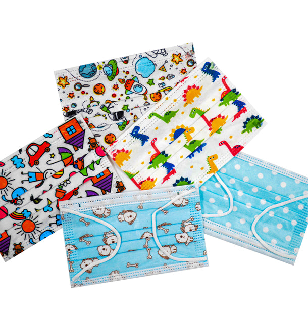 Tapabocas KIDS BOY Tipo IIR CAJA X 50 DYSPLAYS (dysplay x 50 mascarillas)