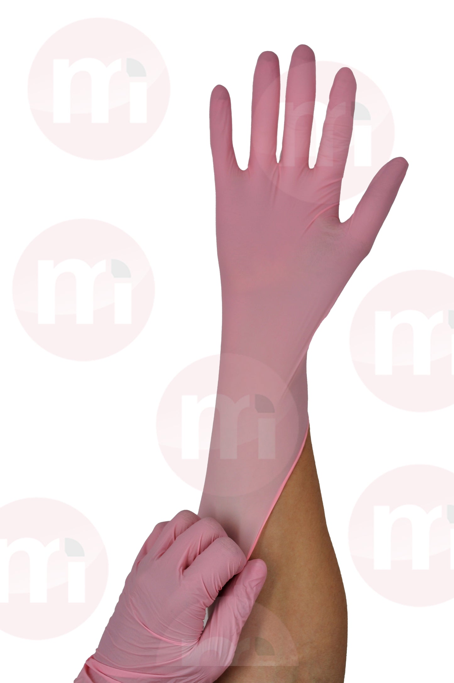 Guante de Nitrilo Rosado