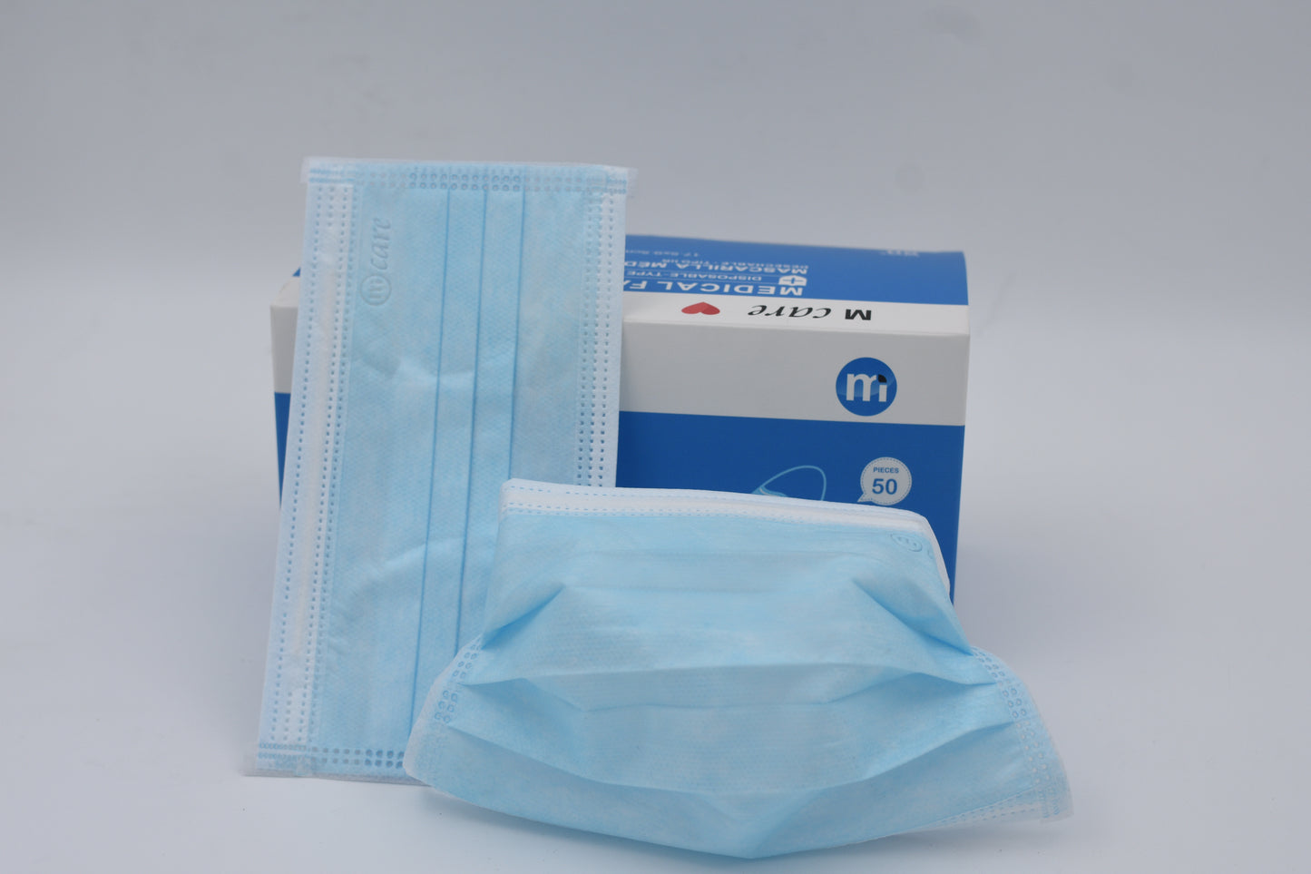 Tapabocas Azul Tipo IIR CAJA X 50 DYSPLAYS (dysplay x 50 mascarillas)