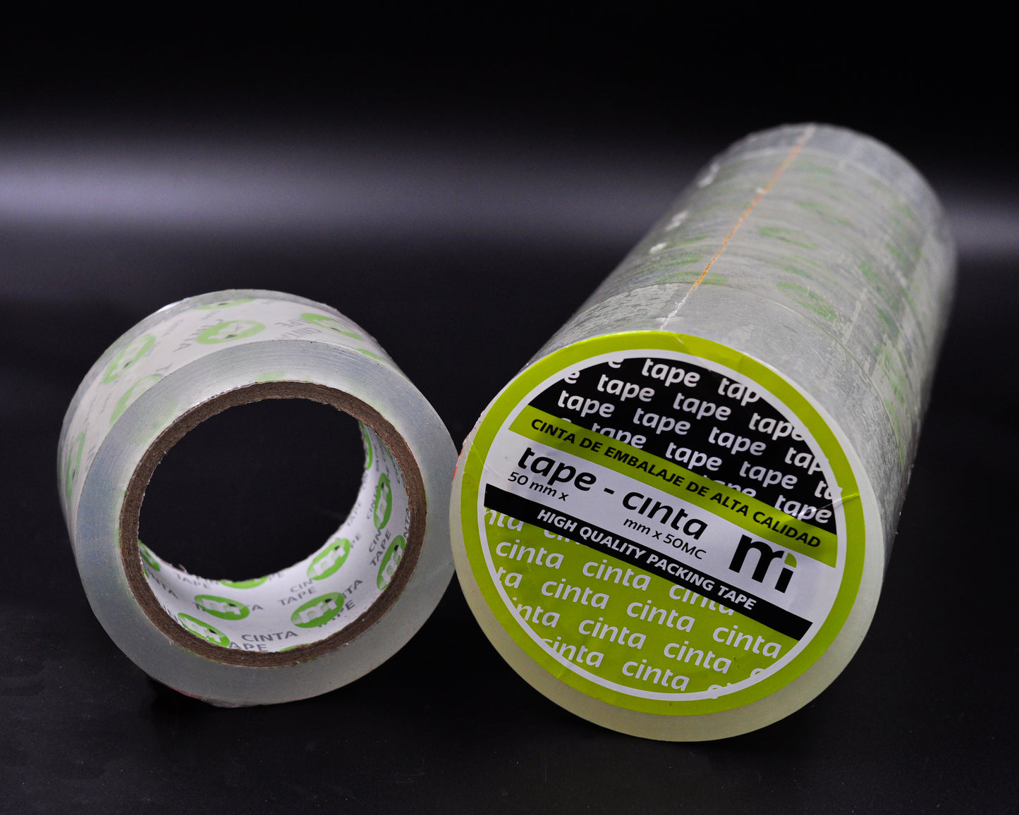 CINTA ADHESIVA CRISTAL DE 100 METROS, CAJA X 72 UNIDADES (50 mm ANCHO)
