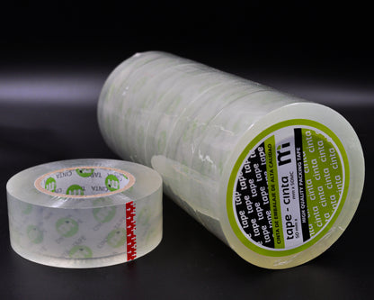 CINTA ADHESIVA CRISTAL 200 METROS, CAJA X 72 UNIDADES (50mm ANCHO) (Copia)
