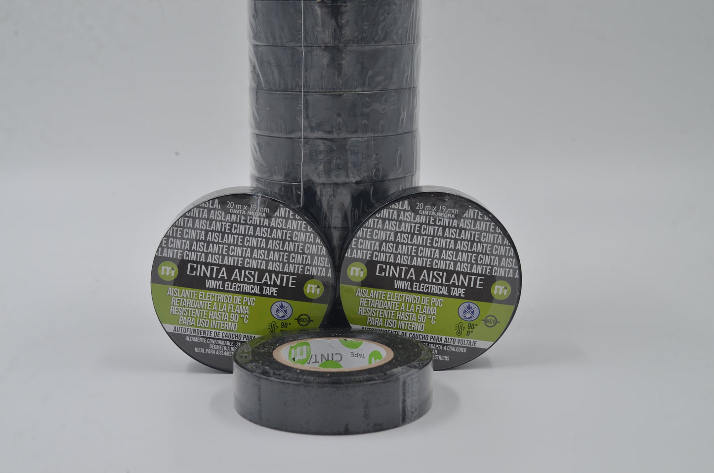 Cinta Aislante 20 metros  taco x 10 und