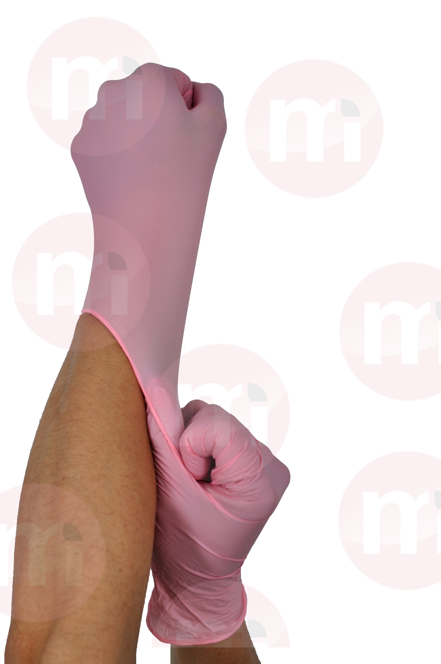 Guante de Nitrilo Rosado