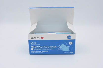 Tapabocas Azul Tipo IIR CAJA X 50 DYSPLAYS (dysplay x 50 mascarillas)