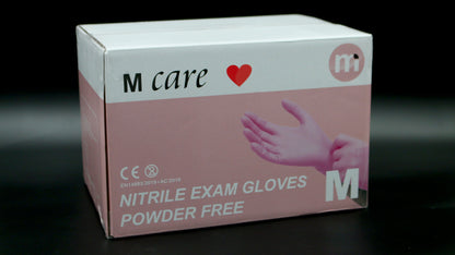 Guante de Nitrilo Rosado